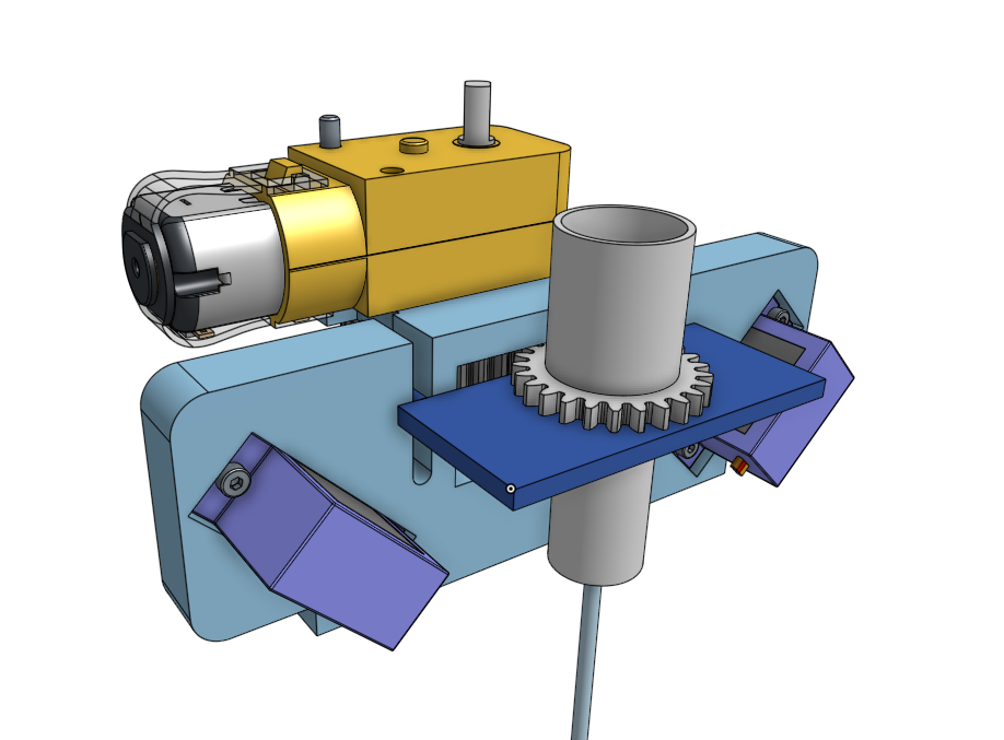 A shot of the toolhead assembly